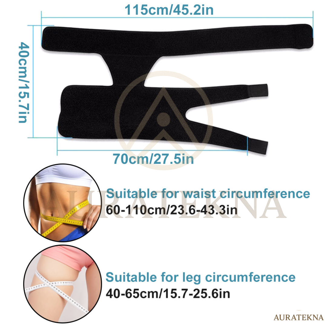 Sciatica Nerve Pain Relief Thigh Compression Brace for Hip Joints Arthritis Groin Wrap Brace Protector Belt Legwarmers New
