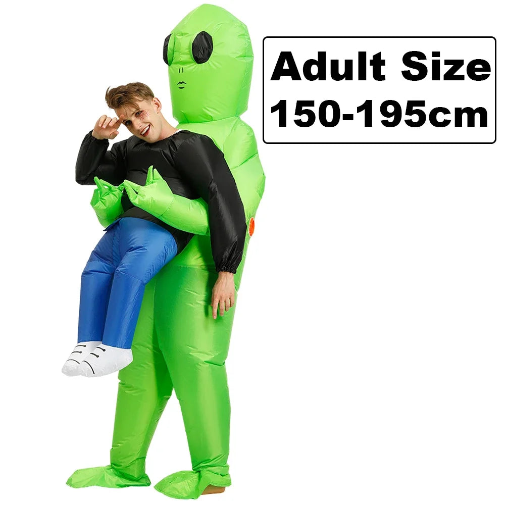 Halloween Adult Alien Inflatable Costume Kids Boys Girl Christmas Party Cosplay Men Women Funny Suit Dress Anime Fancy Party