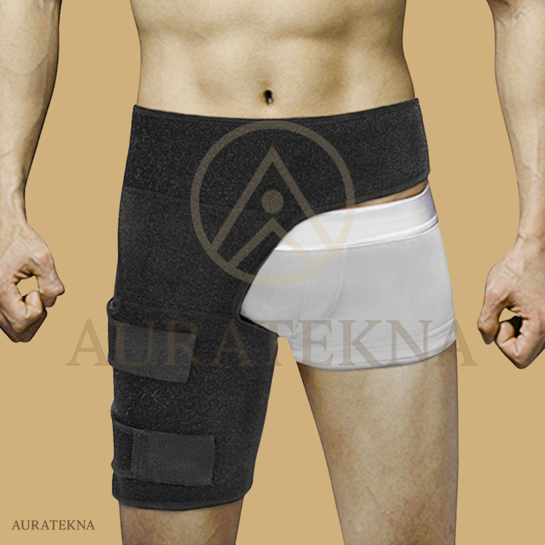 Sciatica Nerve Pain Relief Thigh Compression Brace for Hip Joints Arthritis Groin Wrap Brace Protector Belt Legwarmers New
