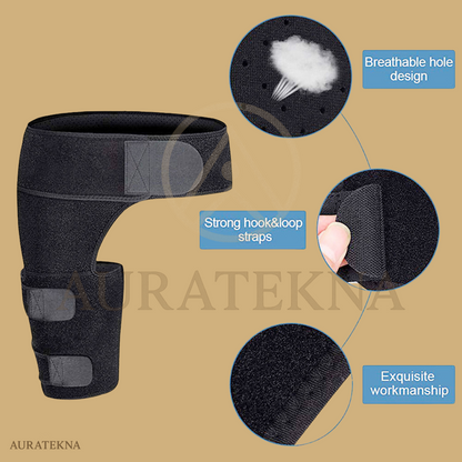 Sciatica Nerve Pain Relief Thigh Compression Brace for Hip Joints Arthritis Groin Wrap Brace Protector Belt Legwarmers New