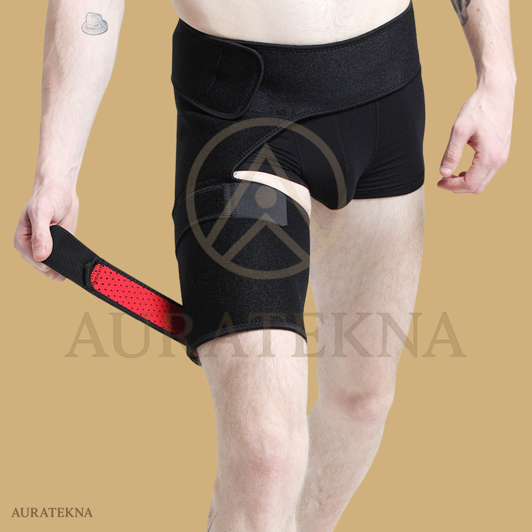 Sciatica Nerve Pain Relief Thigh Compression Brace for Hip Joints Arthritis Groin Wrap Brace Protector Belt Legwarmers New
