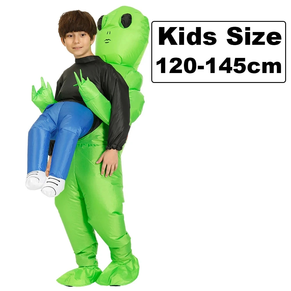 Halloween Adult Alien Inflatable Costume Kids Boys Girl Christmas Party Cosplay Men Women Funny Suit Dress Anime Fancy Party